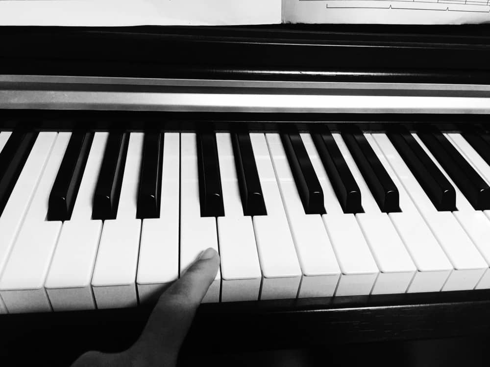 locate C on piano keys